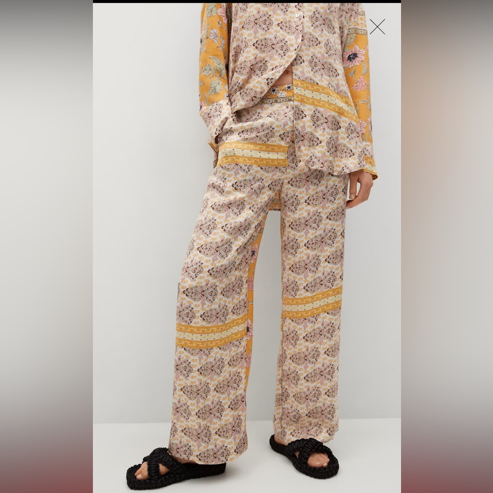 NWT Mango Satin Pants